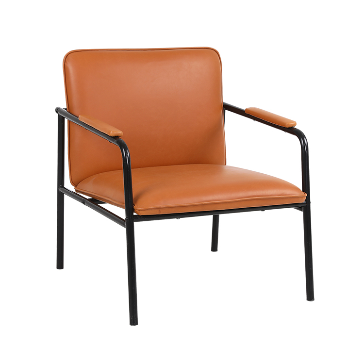 Can be customized Leather Accent Chairs Relaxing Armchair Single Sofa Chair Leisure Chair Living Room Furniture