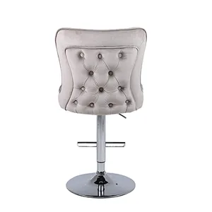 Factory directly selling Luxury Commercial Furniture modern swivel adjustable bar chairs
