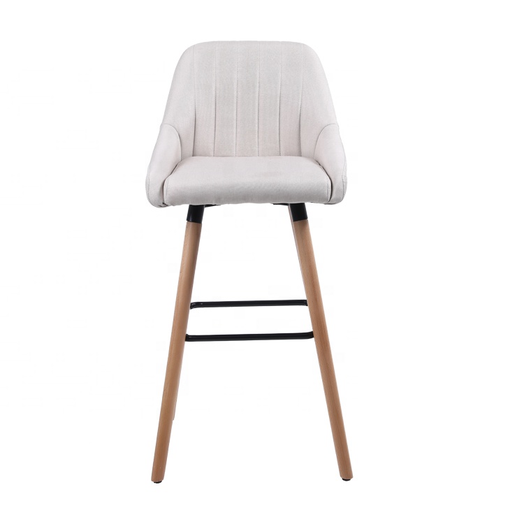Luxury Modern Nordic style new Design Restaurant Kitchen Cheap High upholstered kitchen bar stool modern chairs