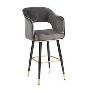 Bar stools High chairs Fashion modern furniture Velvet back high stools