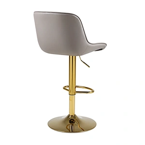 Modern Swivel Bar Stool with Comfortable Backrest