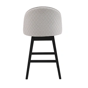 Wholesale kitchen counter height comfortable swivel fabric bar stool