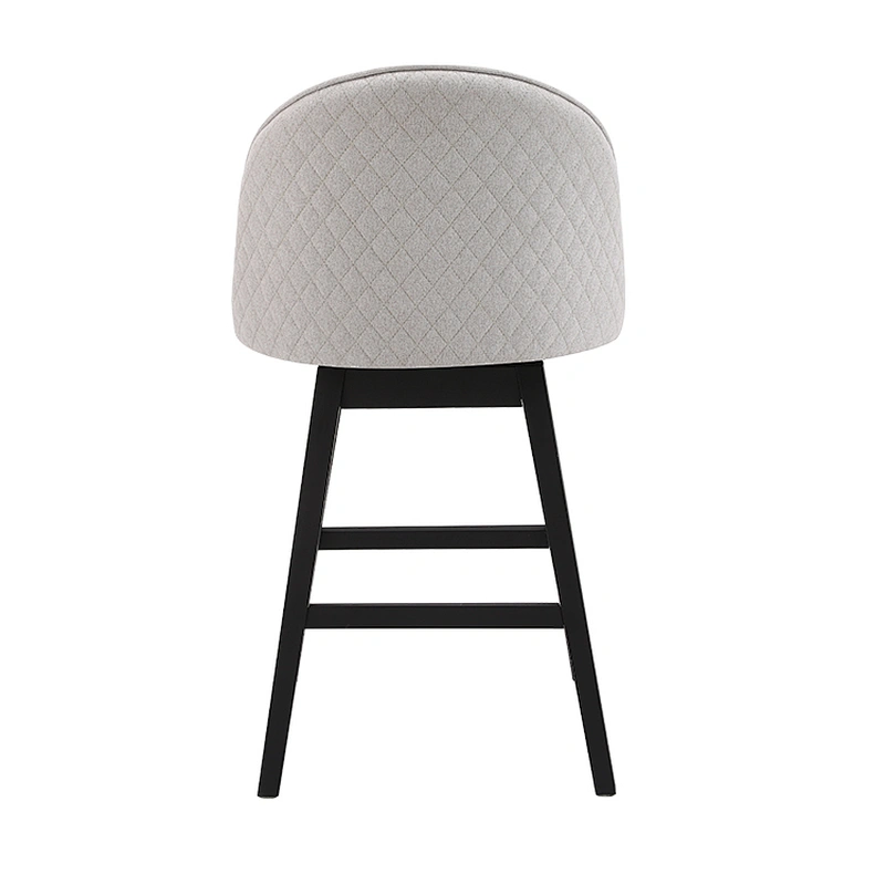 Wholesale kitchen counter height comfortable swivel fabric bar stool