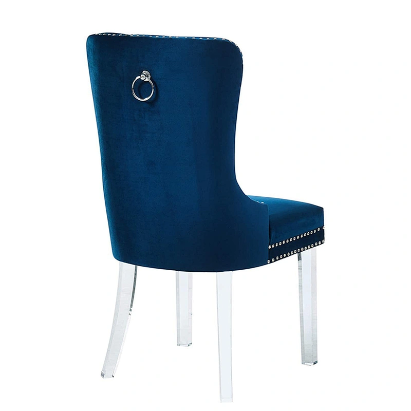 Wholesale Modern Elegant Velvet Upholstery Soft Fabric Dining Room Chair