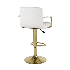 JIEMAX Cheap Furniture Bar Chairs Breakfast Colorful Leather swivel bar stool furniture