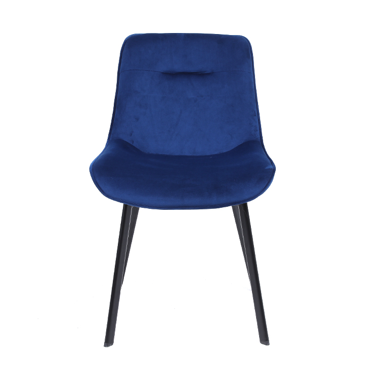 Cheap price hot sale home furniture modern dining chairs with metal legs