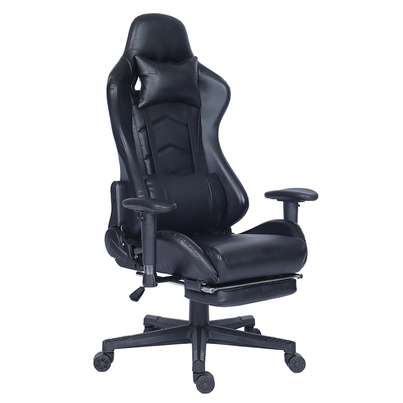 Automobile Leather Commercial Office Gamer Racing Chair with Footrest Computer Gaming Chair