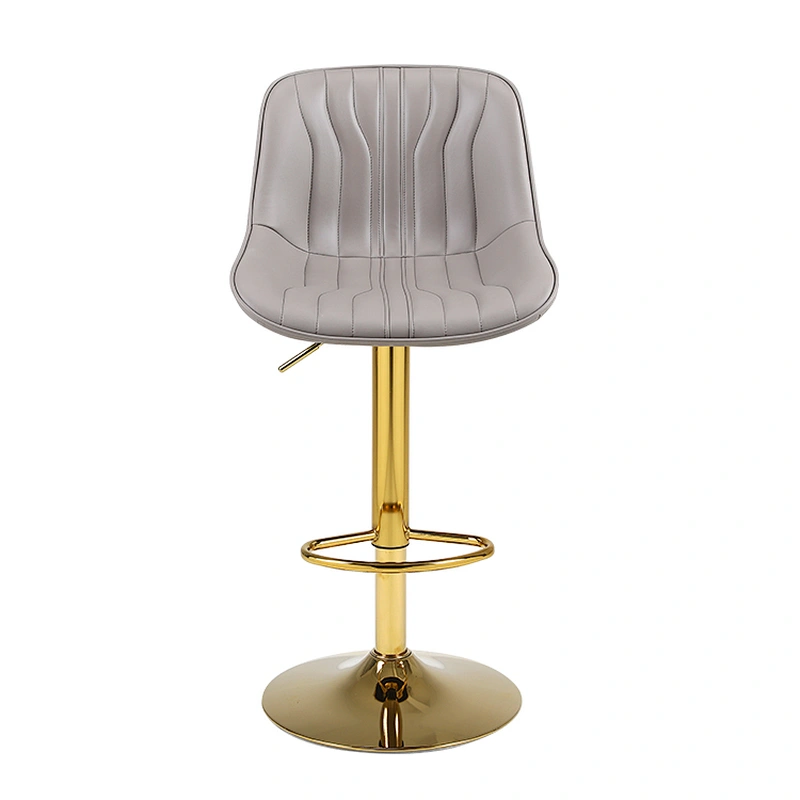 Modern Swivel Bar Stool with Comfortable Backrest