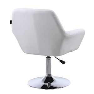 Most popular  salon furniture white Stainless Steel Barber salon Chairs