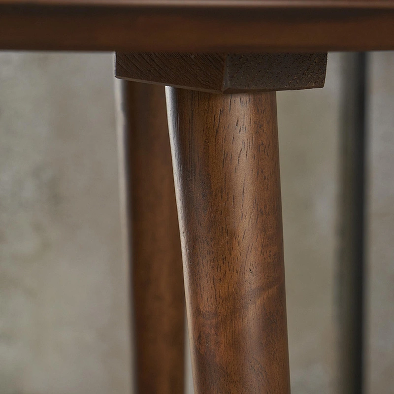 Solid Wood End Multi Nesting Side wooden round coffee table