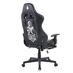 Pink Cute Seat Pink PVC Racing Swivel Computer Office Chair Gaming Chair With 2D Armrest