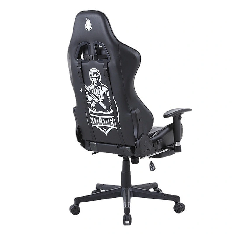 Pink Cute Seat Pink PVC Racing Swivel Computer Office Chair Gaming Chair With 2D Armrest