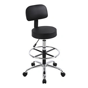 Adjustable modern saddle chair hydraulic beauty salon furniture Salon Saddle Rolling Stool