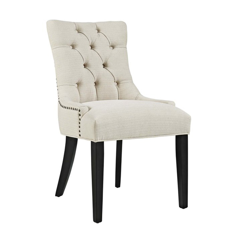 Wholesale Dinining Room Furniture High Back Modern Upholstered Fabric Luxury modern dining chairs