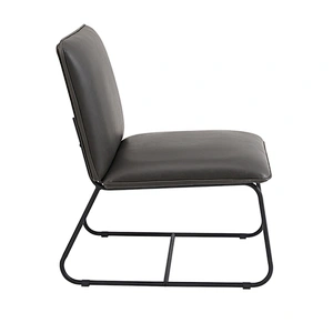 Modern Design Vintage Single Chair Home Furniture Living Room  Leather Sofa Dining Chair