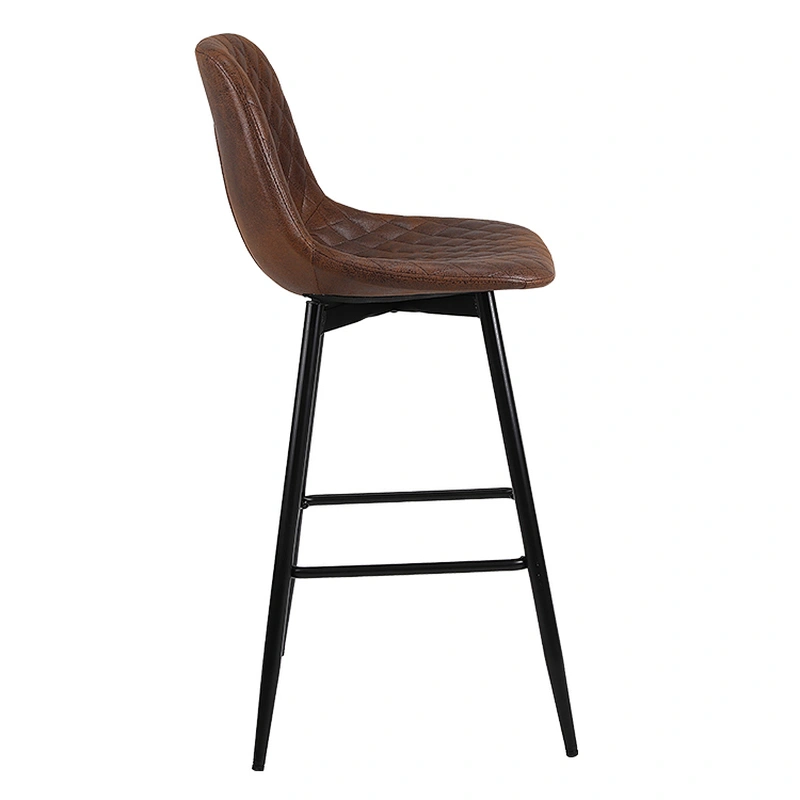Distressed Bar Stool with Shabby Chic Look