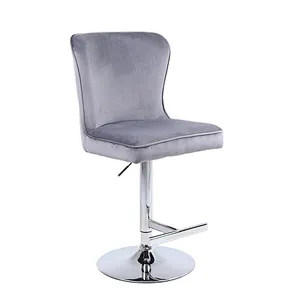 Factory directly selling Luxury Commercial Furniture modern swivel adjustable bar chairs