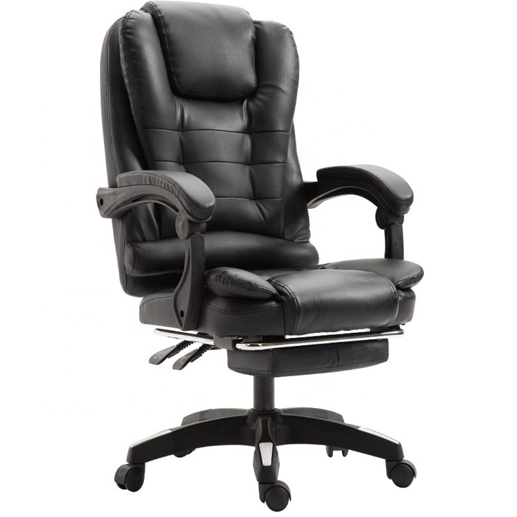 Boss swivel revolving manager convertible pu leather executive office chair