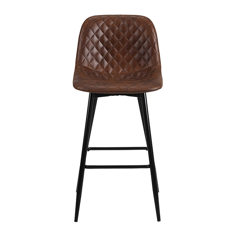 Distressed Bar Stool with Shabby Chic Look