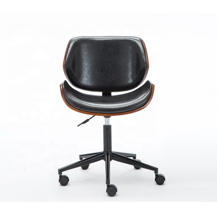 Modern bentwood office chair swivel computer leather office chair