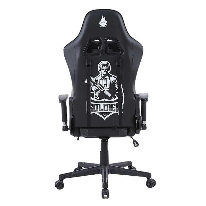 Pink Cute Seat Pink PVC Racing Swivel Computer Office Chair Gaming Chair With 2D Armrest