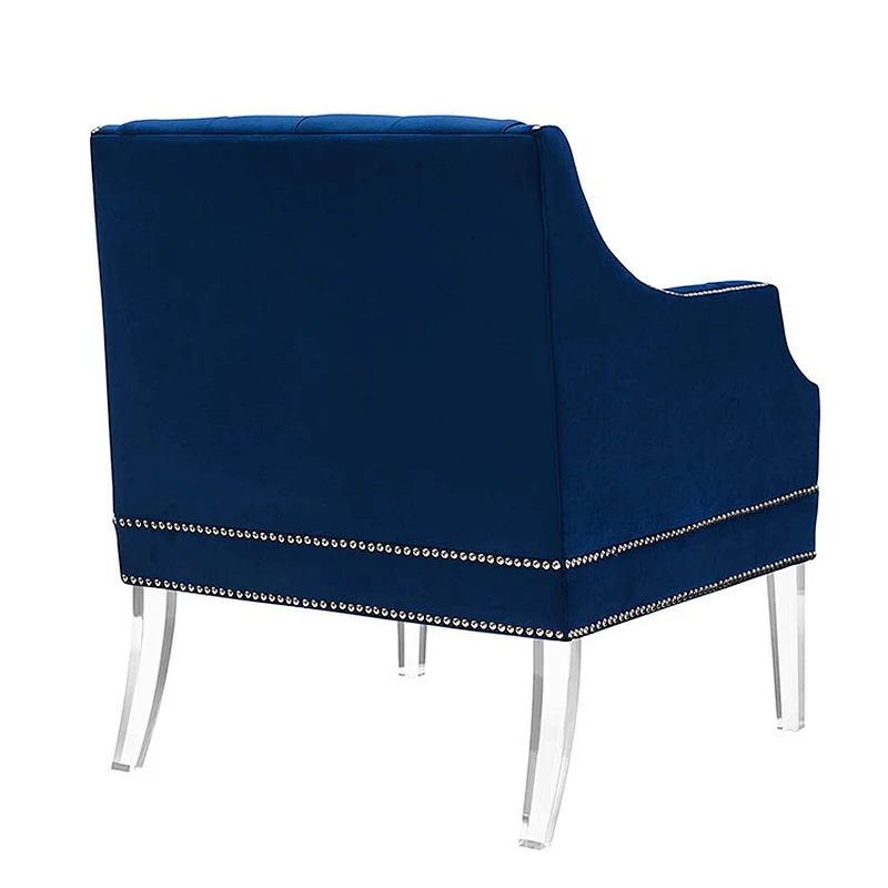 High Quality Upholstered Velvet Arm Chair Modern Design Accent chair Living Room Sofa Chair