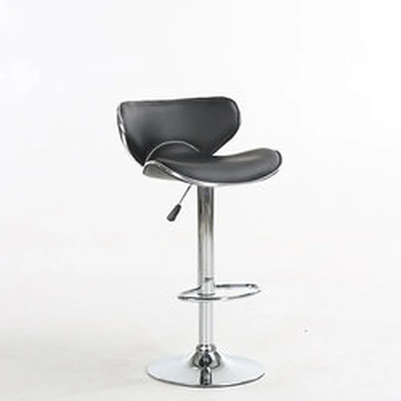 JIEMAX Design Fashionable Swivel leather cheap modern swivel pu bar chair and chrome high bar stool