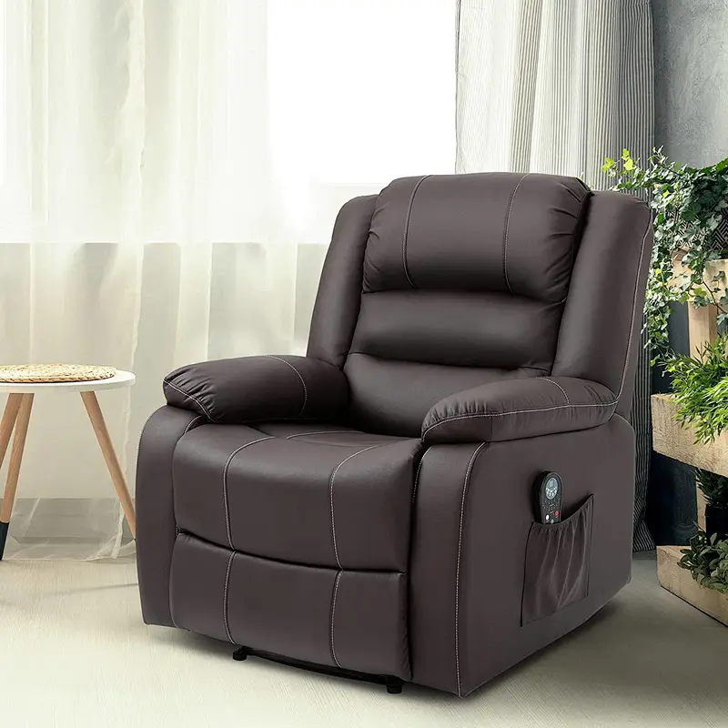 Reclining Living Room leather recliner sofa set