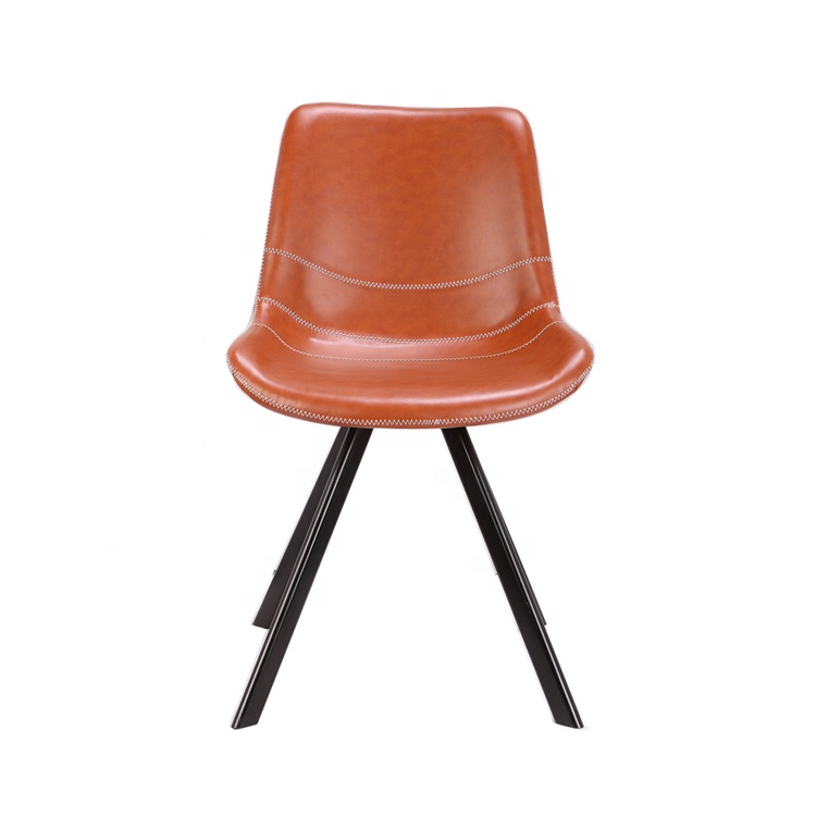 Hot Sale Modern outdoor leather dining room chair modern restaurant cafe chair outside