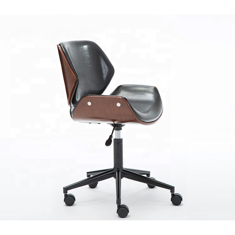 Modern bentwood office chair swivel computer leather office chair