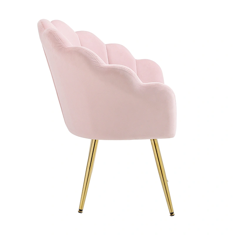 Flower design Pink Armchair Luxury Accent Chair High Quality Modern Chairs Living Room Leisure Chair