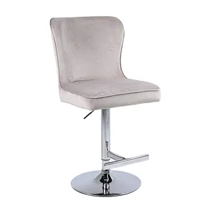 Factory directly selling Luxury Commercial Furniture modern swivel adjustable bar chairs