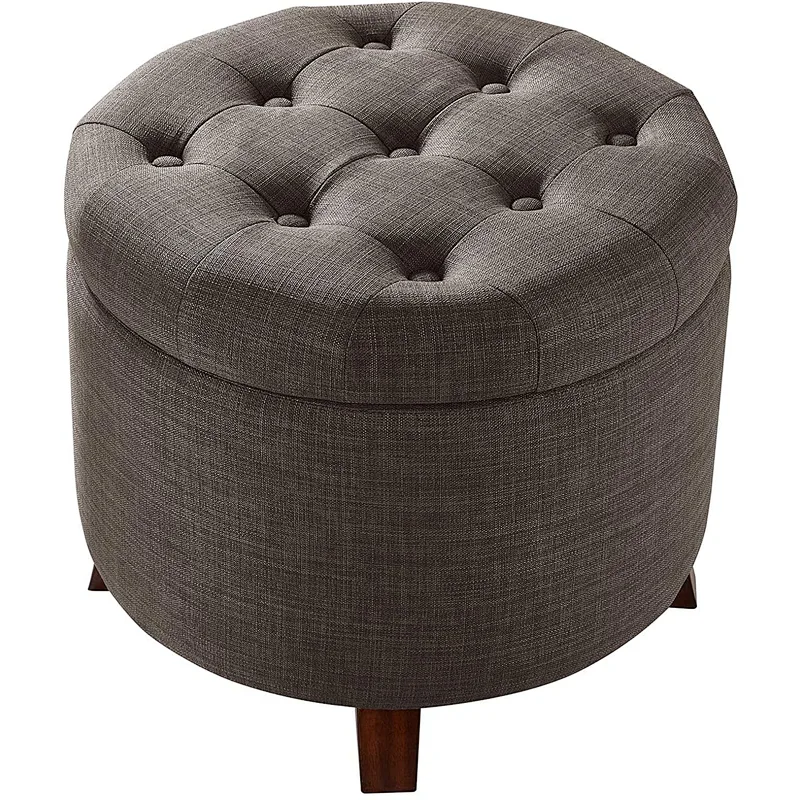Dining room furniture Modern cheap pouffe ottoman custom logo footstool