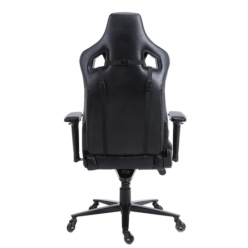 Hot sale PVC Fabric Red PVC Fixed Armrest Nylon Sport luxury cheapest racing chair gaming chair
