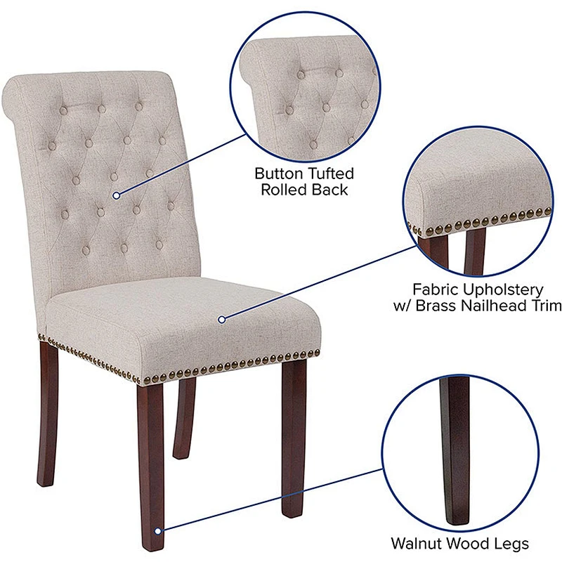 Dining Room Chairs High-end Wood Home Furniture Modern Wooden Contemporary Dining Chair
