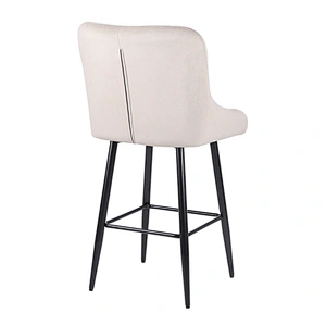 Hot sale metal comfortable bar stool velvet fabric wholesale morden bar chair