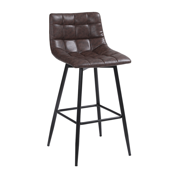 High Quality Square Back bar stool chair for kitchen