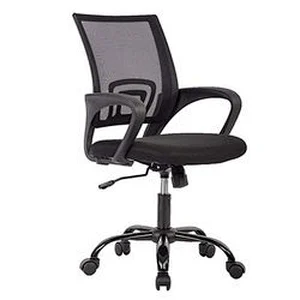 Good quality black mesh rocking heated cheap desk office chair