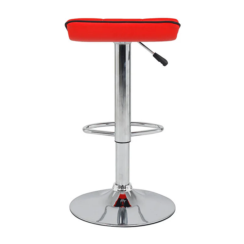 Wholesale Cheap Modern Pu Seat Adjustable High Metal Bar Stool for Kitchen