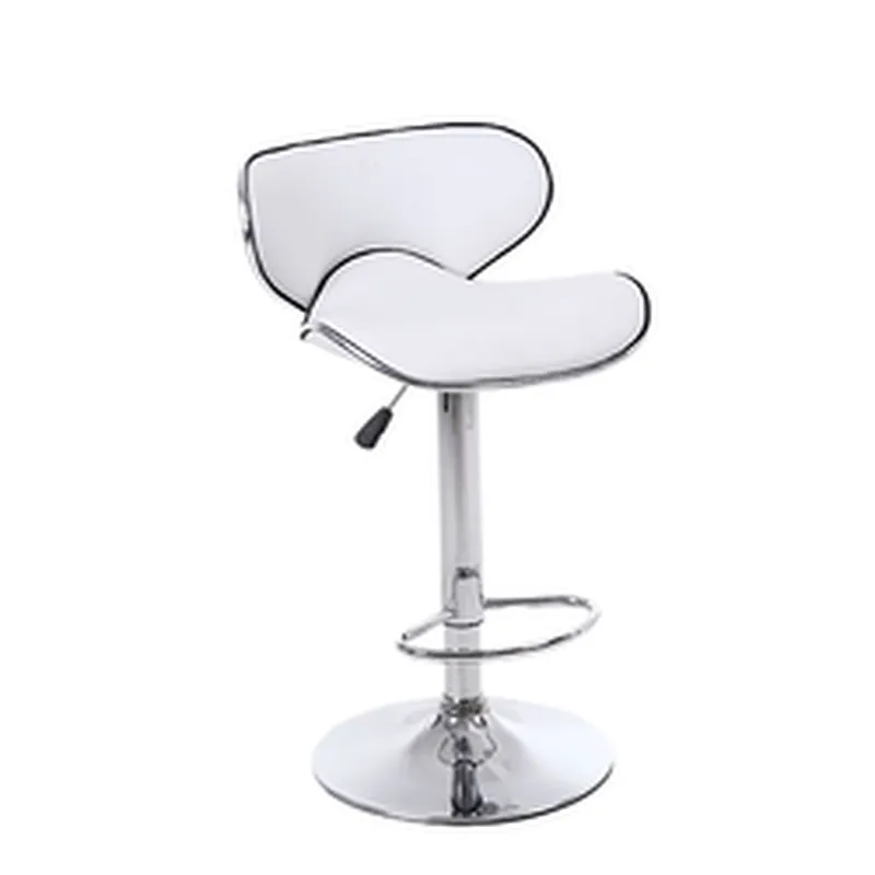 JIEMAX Design Fashionable Swivel leather cheap modern swivel pu bar chair and chrome high bar stool