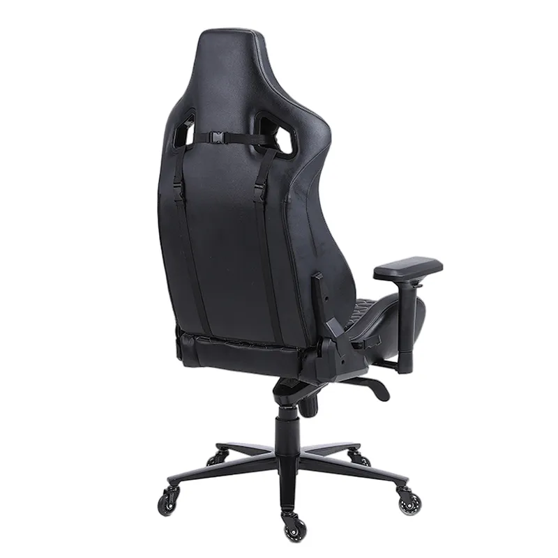 Hot sale PVC Fabric Red PVC Fixed Armrest Nylon Sport luxury cheapest racing chair gaming chair