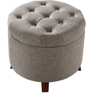 Dining room furniture Modern cheap pouffe ottoman custom logo footstool