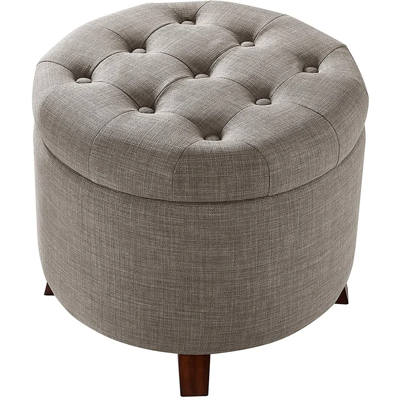 Dining room furniture Modern cheap pouffe ottoman custom logo footstool