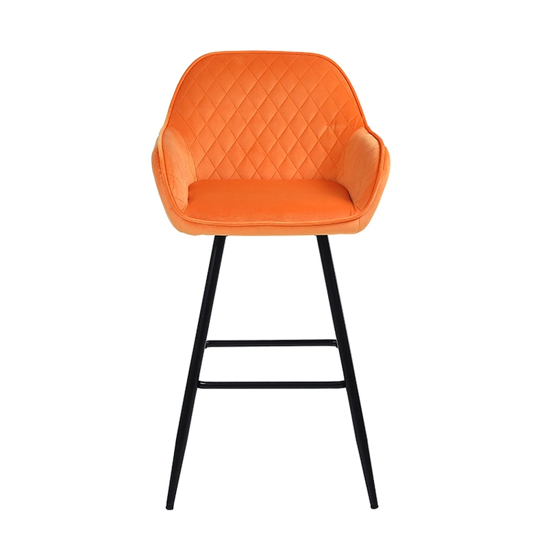 Modern velvet Bar Stool chair Furniture for Hotel Restaurant Bar home bar stools modern chair
