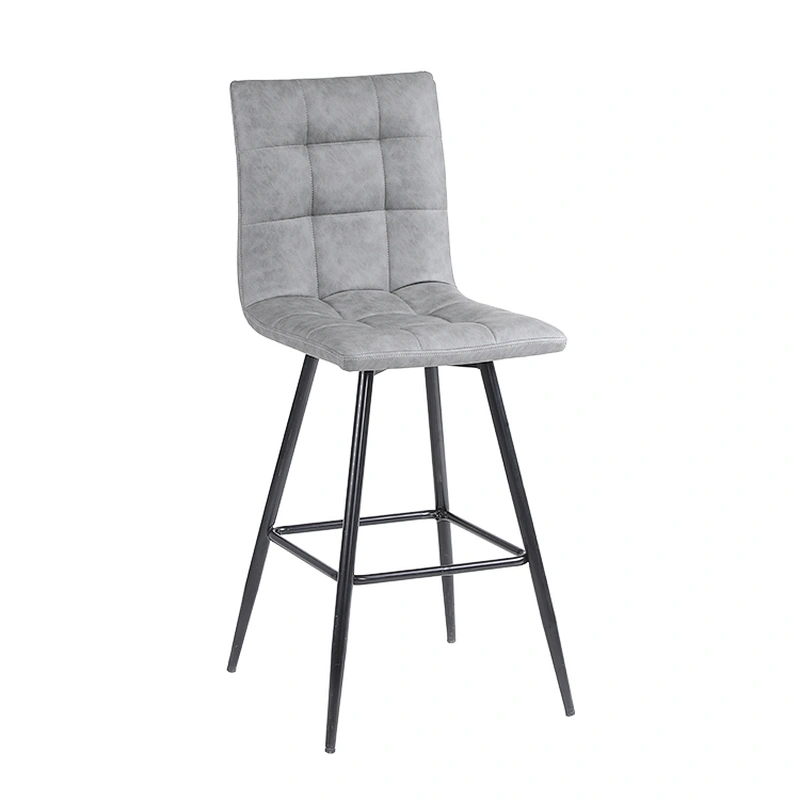 Bar Stools Furniture Restaurant Home Cheap Tall High Counter Nordic Kitchen pu leather modern furniture bar stool wholesale