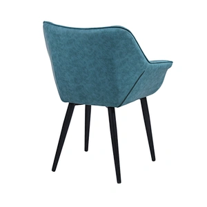 Nordic Modern Unique Design Cheap Restaurant high back comfortable leather dining room chairs