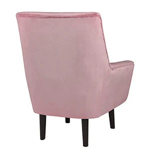 Velvet Tufted strong back and a deep seat modern furniture accent chair