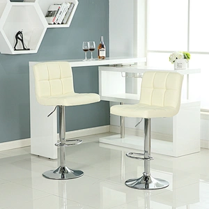 Kitchen Island modern adjustable bar stool wood with swivel
