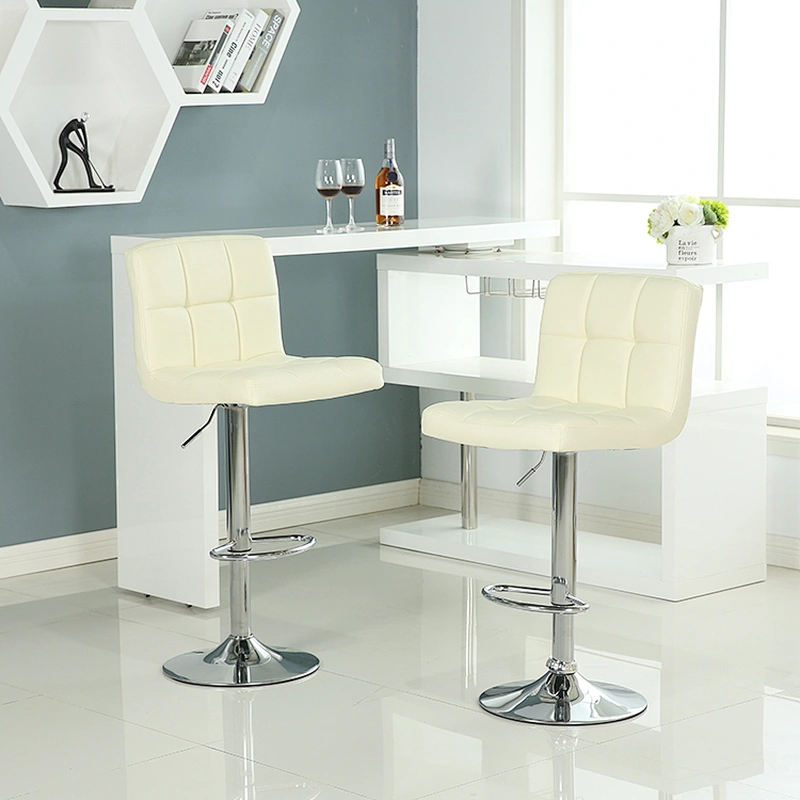Kitchen Island modern adjustable bar stool wood with swivel