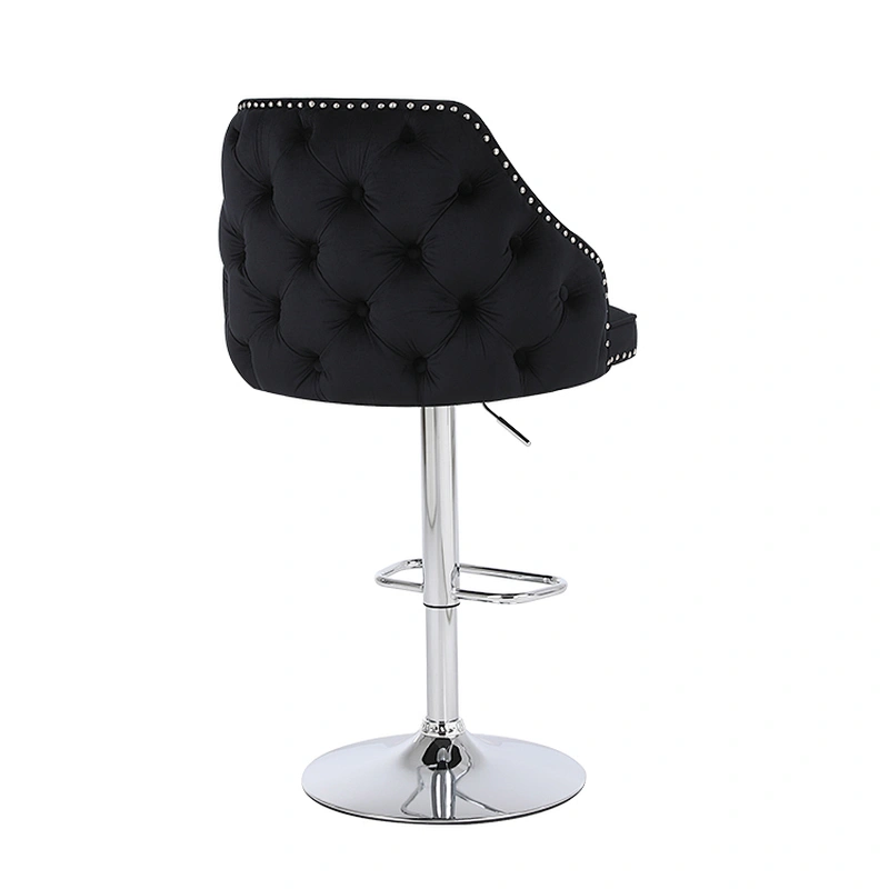 Wholesale modern luxury high back commercial bar stool
